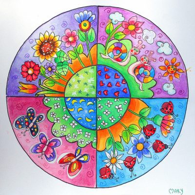 Mandala de flores